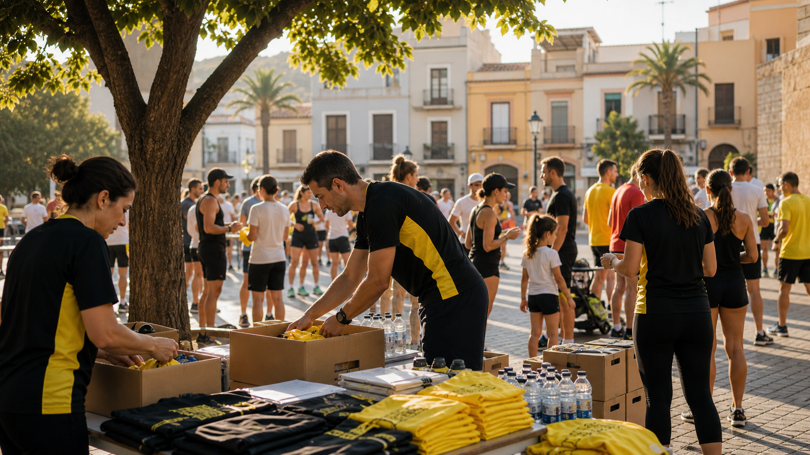 Comunidad participando en un evento deportivo impulsado por una asociación